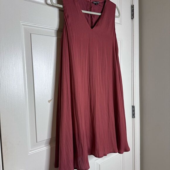 Gianni Bini mauve mini lightweight flowy summer dress size L - Picture 5 of 9